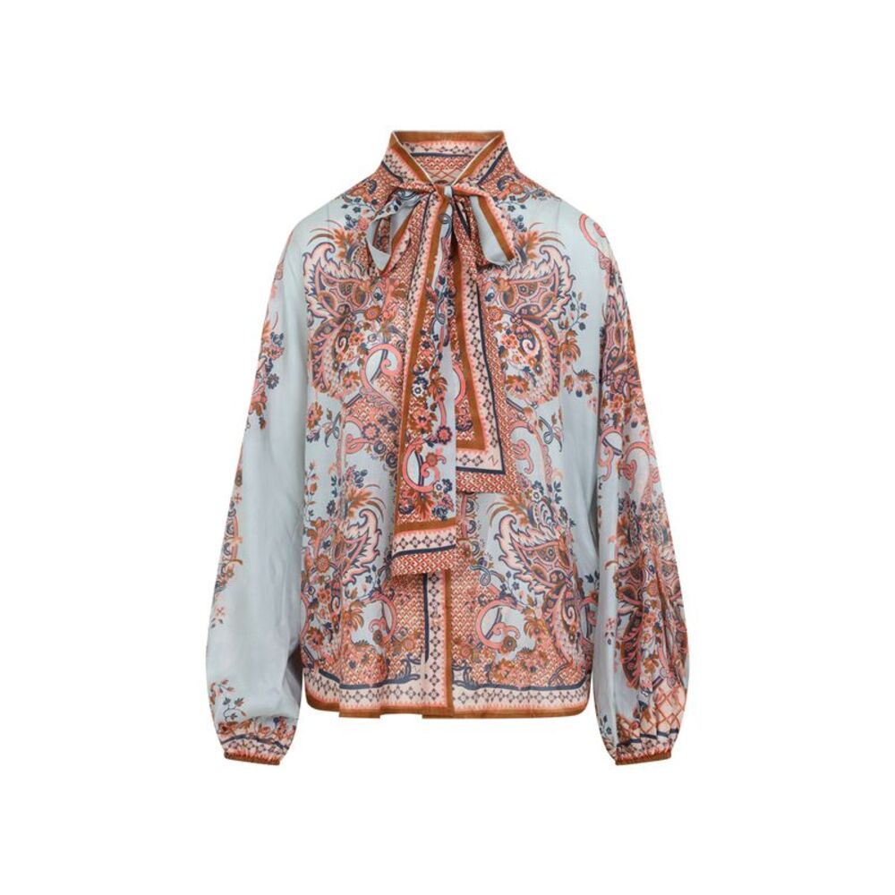 Zimmermann Aster Tie Neck Blouse Women